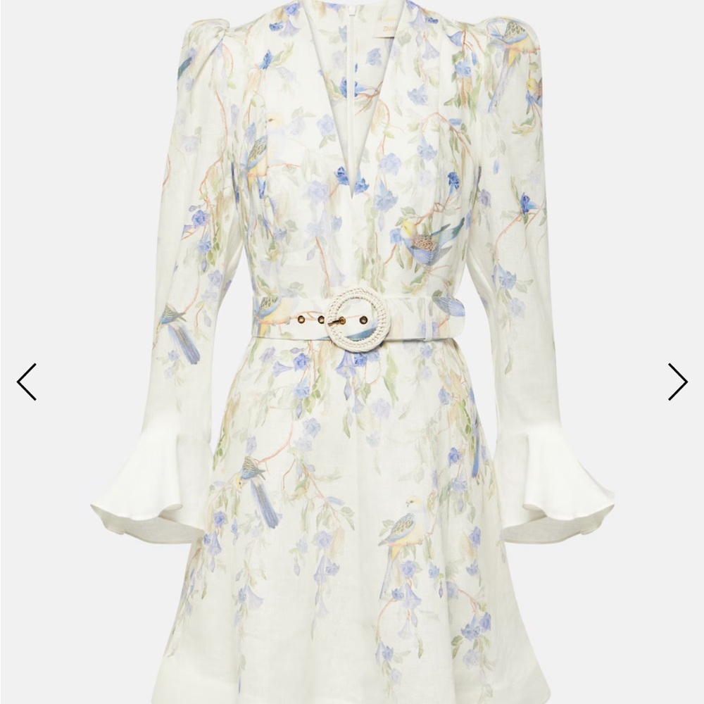 Zimmerman Natural floral Minidress